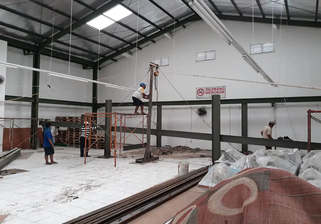 Pabrik Garment 8 - Bengkel Las Nyoto Steel