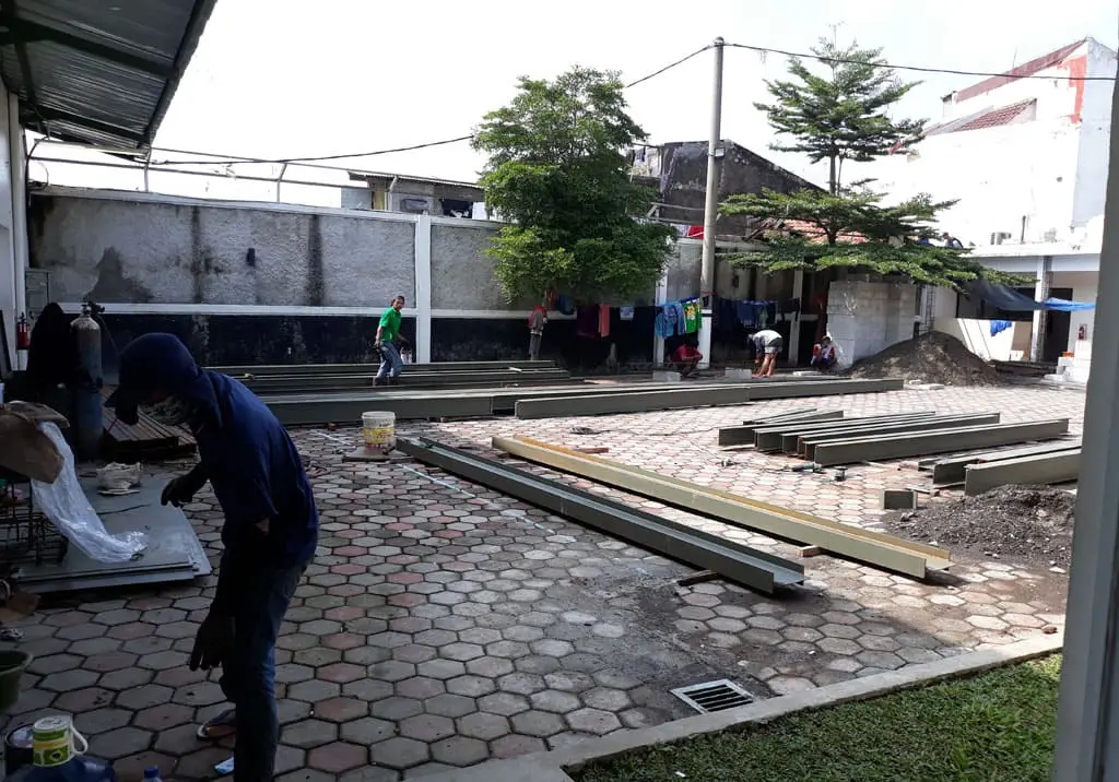 Pabrik Garment 9 - Bengkel Las Nyoto Steel