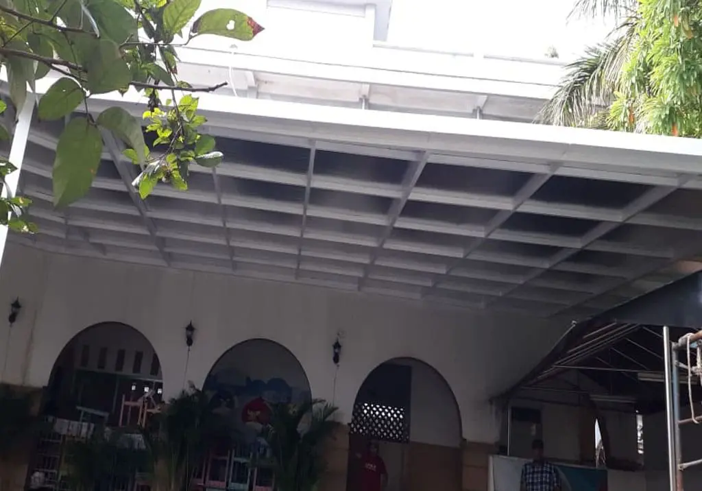 Kanopi Masjid 10 - Bengkel Las Nyoto Steel