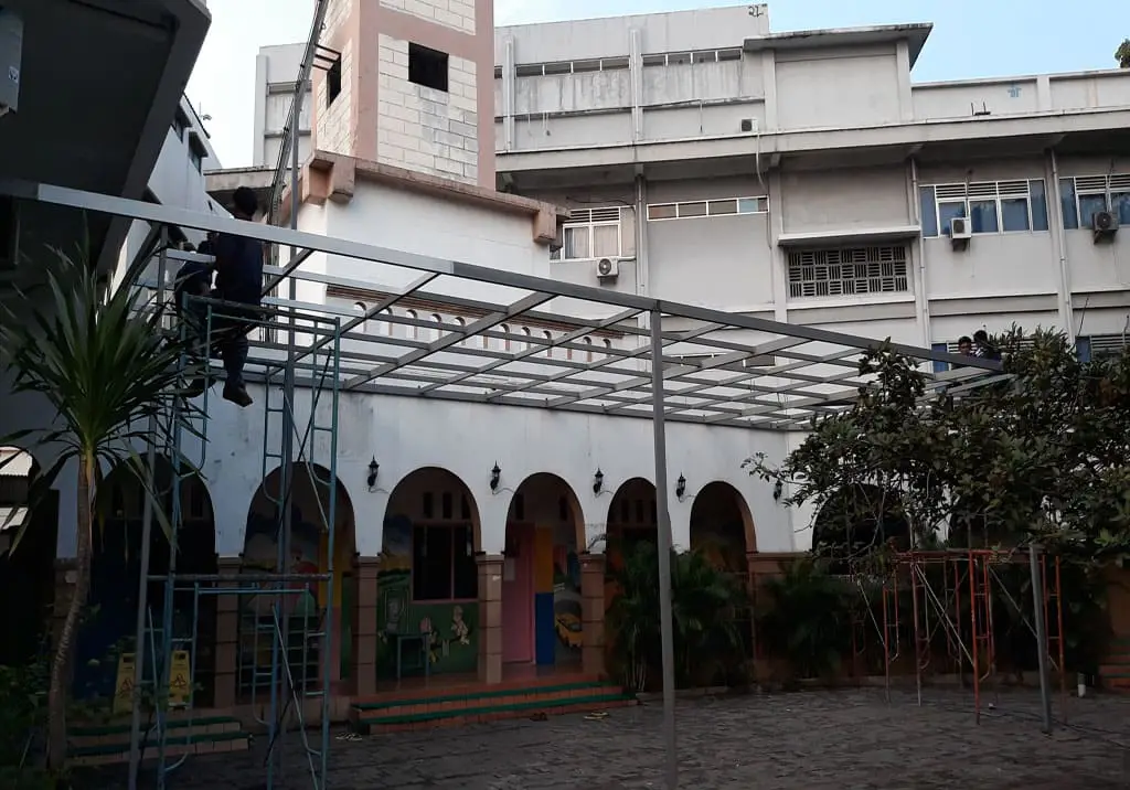 Kanopi Masjid 2 - Bengkel Las Nyoto Steel