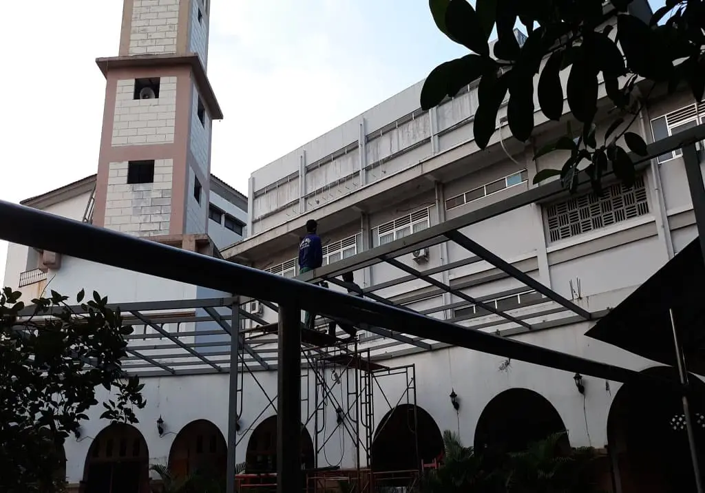 Kanopi Masjid 3 - Bengkel Las Nyoto Steel
