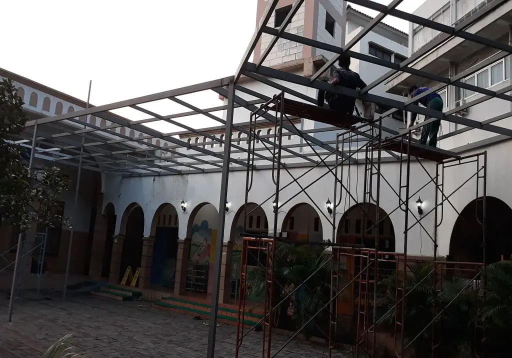 Kanopi Masjid 4 - Bengkel Las Nyoto Steel