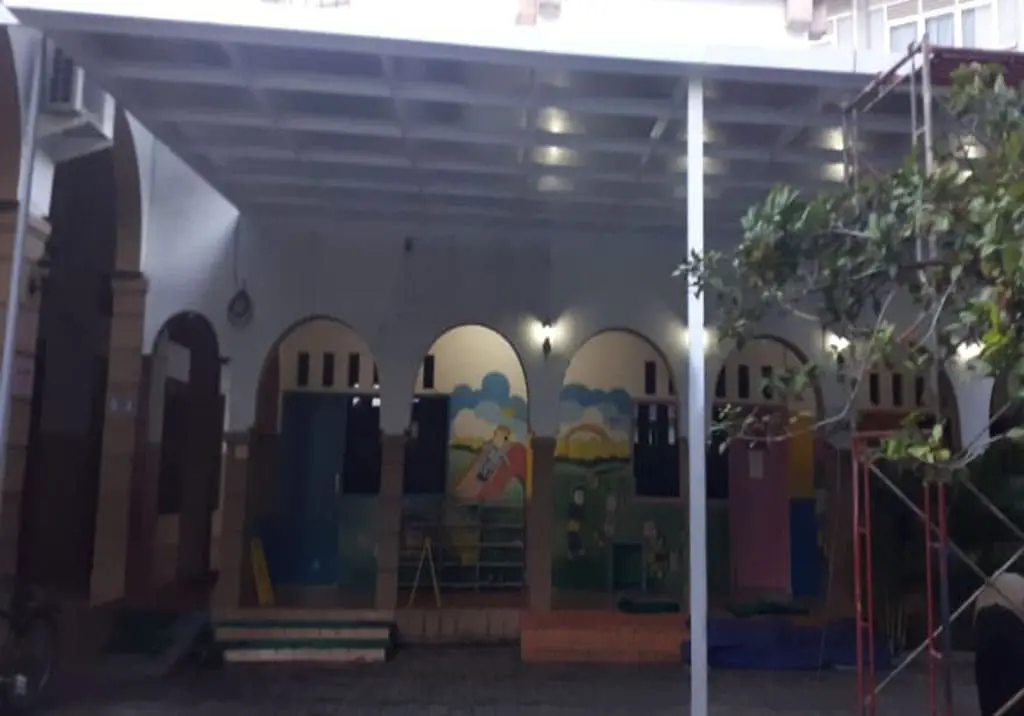 Kanopi Masjid 7 - Bengkel Las Nyoto Steel