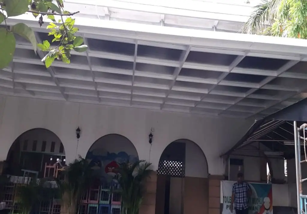 Kanopi Masjid 9 - Bengkel Las Nyoto Steel