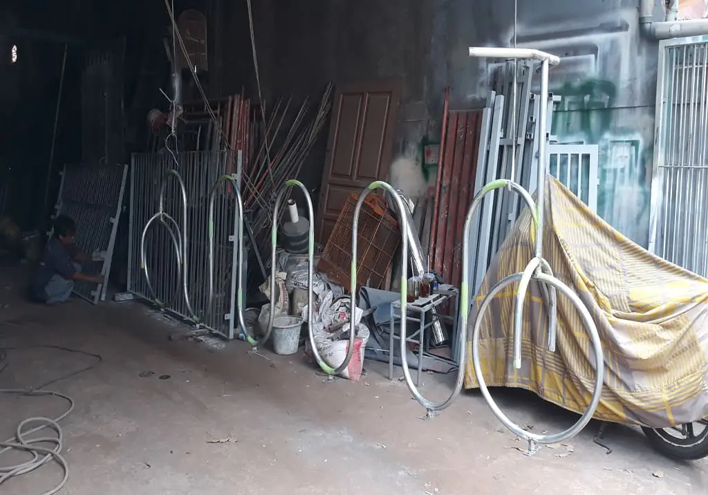 Bike Rack Stasiun MRT Cipete Raya 4 - Bengkel Las Nyoto Steel
