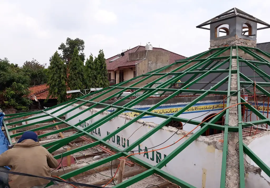 Atap Mushola 10 - Bengkel Las Nyoto Steel